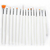 SET PINCELES PARA NAIL ART X15