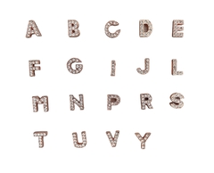 Letras ROSE con brillos para pulsera TAKI