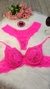Conjunto com bojo rendado Pink na internet