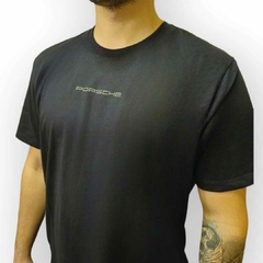 Camiseta Hugo Boss x Porshe com Estampa - Preta na internet