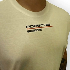 Camiseta Hugo Boss x Porshe com Bordado - Branca - Cloud Outlet