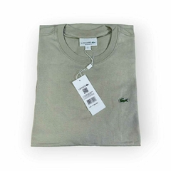 Camiseta Lacoste Básica - Cinza
