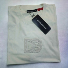 Camiseta Dolce & Gabbana com Estampa em Alto Relevo - Branca