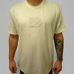 Camiseta Dolce & Gabbana com Estampa em Alto Relevo - Branca - comprar online