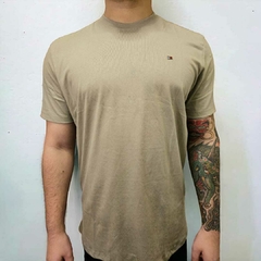 Camiseta Tommy Hilfiger Básica - Cinza - comprar online