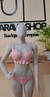 Conjunto lingerie em renda rosa
