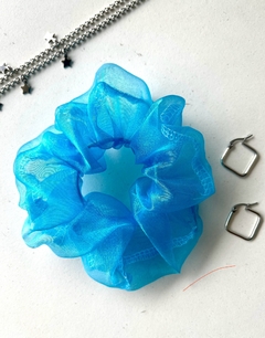 Scrunchie Ciel Azul
