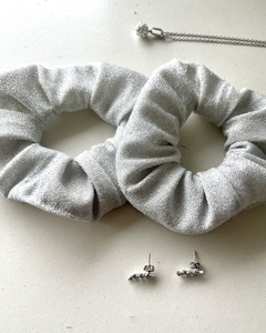 Scrunchie Silver