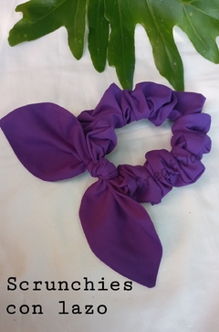 Scrunchies con orejitas