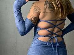 Lui Lurex Azul Baby - comprar online
