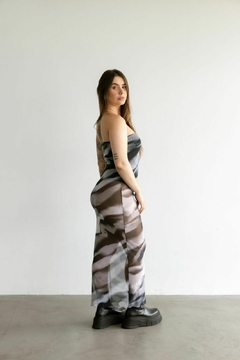Agata Cinza Listrado - comprar online