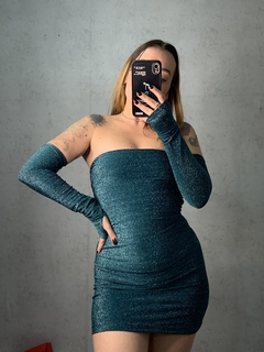 Lui Lurex Verde Escuro