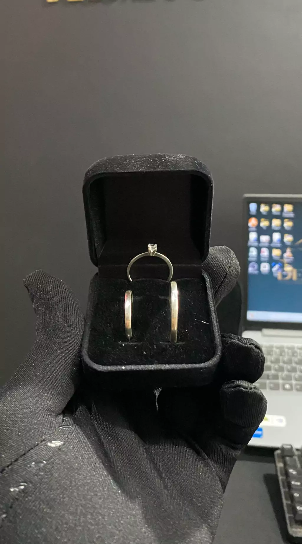 alianças, 2mm