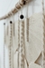 Tapiz hojas y borlas - NUDO MACRAME