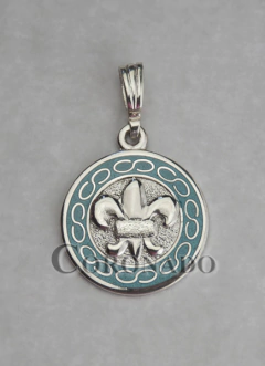 Medallas guarda griega esmaltada