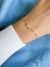 Pulseira Dois Corações Dourado - comprar online