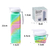 Foldable Water Bottle Sports Cup Portable Silicone Folding Cups Food Grade Cup Retractable Outdoor Travel Running Riding Camping na internet