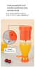 Mini liquidificador portátil elétrico do suco, copo recarregável, garrafa de - comprar online
