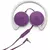 Fone de Ouvido Headset P2 com Microfone Dobrável H2800 Roxo HP
