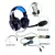 HEADSET GAMER P2/P3 LEDS VIA USB HATHOR 455A PRETO/AZUL KNUP - comprar online
