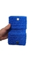 CARTEIRA ARTESANAL DA TRIBO - AZUL ROYAL - comprar online