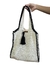 BOLSA ECOLÓGICA BICOLOR BEGE COM PRETO - loja online