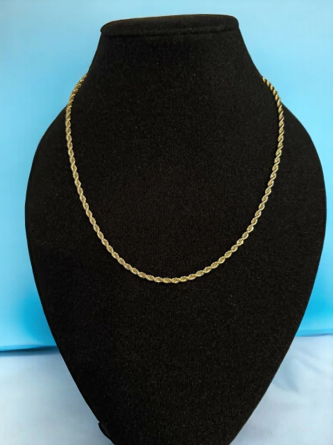 CADENA TROZAL ITALIANO CHAPEADO ORO 45 CM DE LARGO 2.2 MM