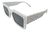Gafas Sol Piedras Brillos Cuadrada Grande Polarizado Clash Negro - comprar en línea