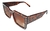 Gafas Sol Piedras Brillos Cuadrada Grande Polarizado Clash Negro