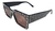 Gafas Sol Piedras Brillos Cuadrada Grande Polarizado Clash Negro - tienda en línea