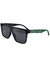 Gafas De Sol Locs Cuadrado Hipster Hierba Vatos 8loc91198-mj