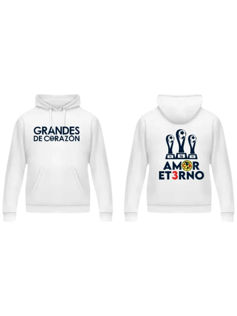 HOODIE sudadera america tricampeon AMOR ETERNO campeon