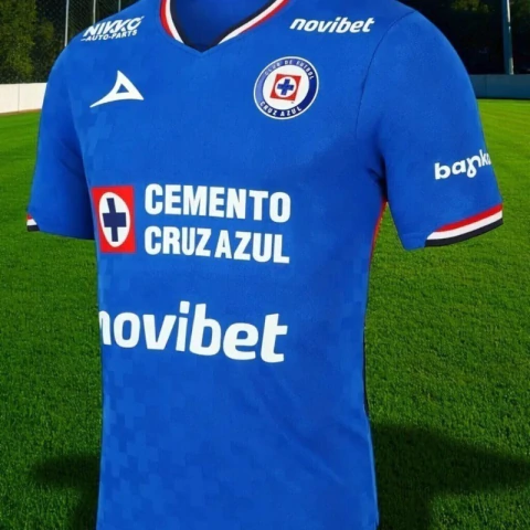 Jersey cruz azul con nombre