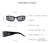 Lentes De Sol Gafas Vintage Uv400 Diseño Moda Envolvente Vintage Negro/amarillo - Nuevas promociones integrales
