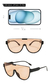 Gafas De Sol Moda Grandes Doble Puente Fashion Tinted Monobl Negro/ámbar - Nuevas promociones integrales