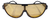 Gafas De Sol Moda Grandes Doble Puente Fashion Tinted Monobl Negro/ámbar en internet