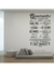 Vinil Decorativo Reglas De Cocina Pegatinas Calcomania 42CM X 82CM - Nuevas promociones integrales