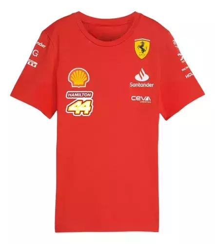 Playera L. Hamilton Scuderia Ferrari Caballo F1 - comprar en línea