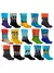 10 Pares Calcetines Vestir Caballero Algodón Colores Moda - comprar en línea