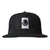 Gorra Bordada Plana Mexico Mx Coleccion Black Flag Negro Único