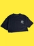 Imagen de Crop Top Playera Gold Gym S Mujer Ombliguera Relaxed Fit