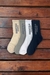 Paquete 4 calcetas moda essenti trendy comodas algodon 3/4 - tienda en línea