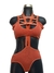 Imagen de TRAJE DE BAÑO ROPA INTERIOR 2 PIEZAS CORDONES FELXIBLE TOP CALZON MODA PLAYA