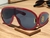 GAFAS DE SOL MODA UV400 DISEÑA LENTES MODA TRENDY GRNADES OVALADAS A PRUEBA DE VIENTO CINDUCRI PESCAR FIESTA - comprar en línea