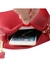 Imagen de Set de 4 bolsas para mujer cartera bandolera bolso de mano tacto piel asas actividades diaria bolsa +bolsa de plumas + patron tarjertas 4pcs +bolsa de
