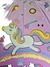 Lote 3 sombrillas paraguas unicornio con silbato