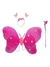 Lote 4 Alas de mariposa disfraz con luces diadema varita niños mariposa hada con luz cosplay en internet