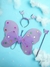 Lote 4 Alas de mariposa disfraz con luces diadema varita niños mariposa hada con luz cosplay - Nuevas promociones integrales