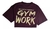 Crop Top Playera Gym Work Mujer Ombliguera Relaxed Fit