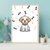 Quadro Decorativo Infantil - Cachorro Totó